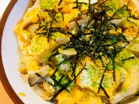 簡単！めんつゆで作る●厚揚げのかんたんきつね丼